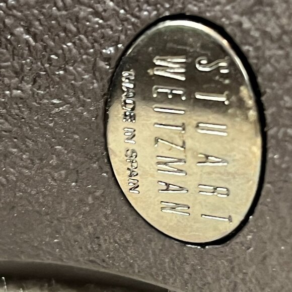 STUART WEITZMAN made in Spain Brown Quality Leather Platform Ankle Boot Size 7 - Picture 2 of 7